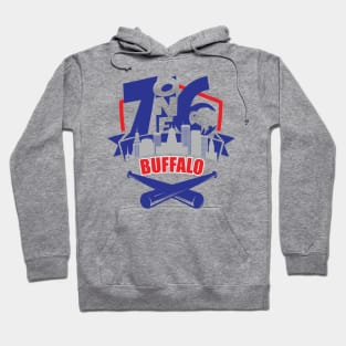 716 Buffalo Baseball color Hoodie